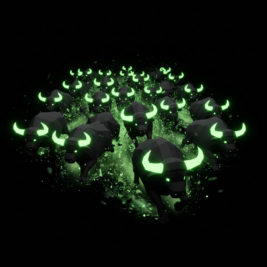 The herd never walks backwards.
